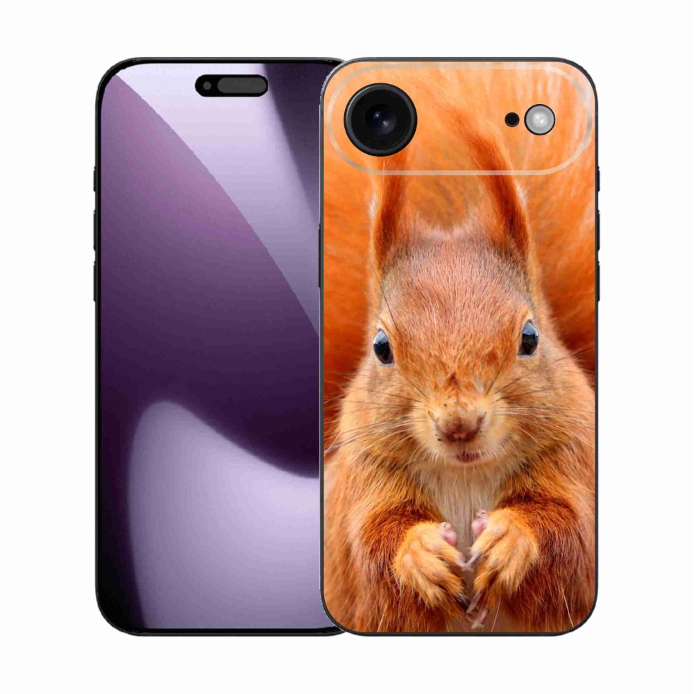 Gélový kryt mmCase na iPhone 17 Air - veverička