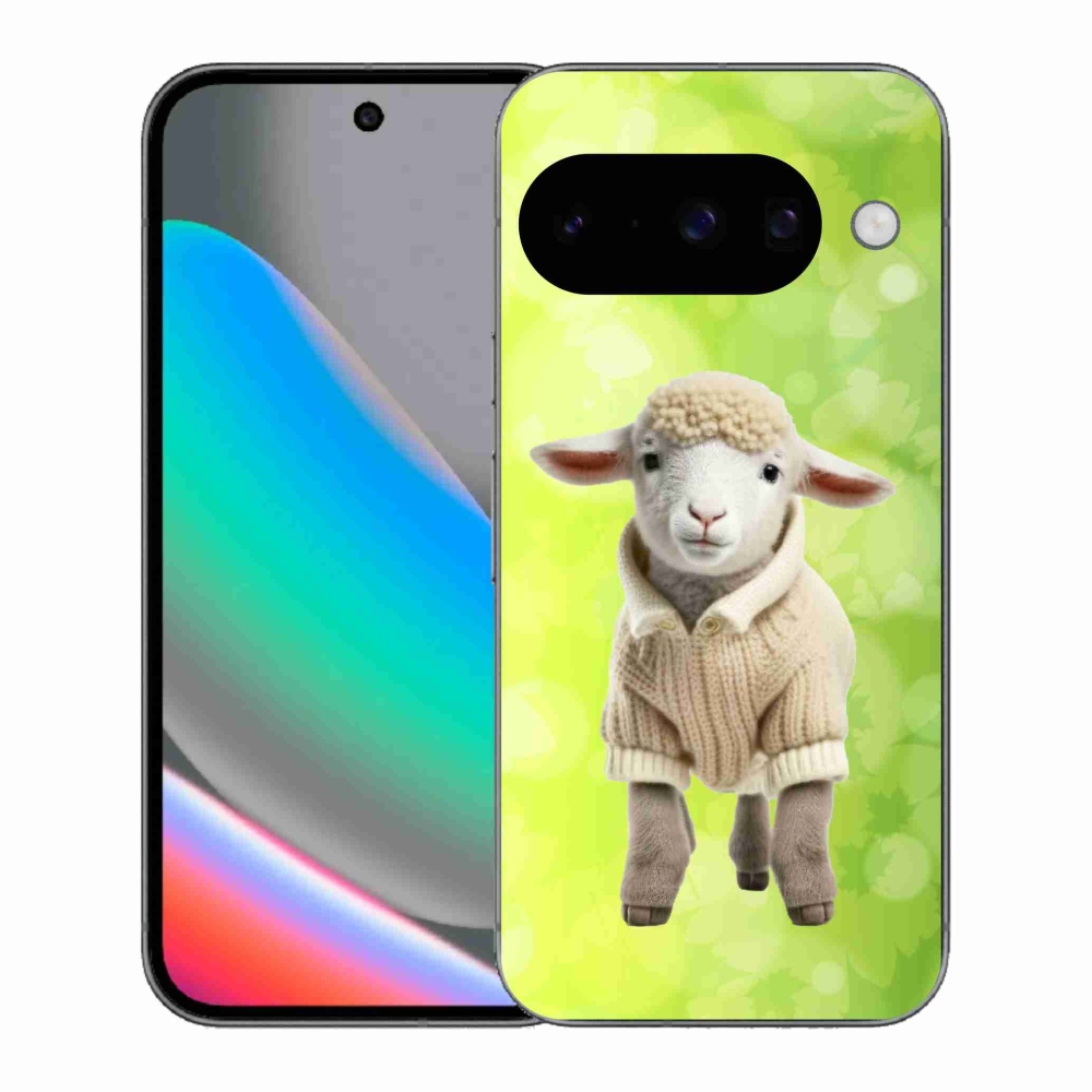 Gélový kryt mmCase na Google Pixel 10 - jahňa vo svetri