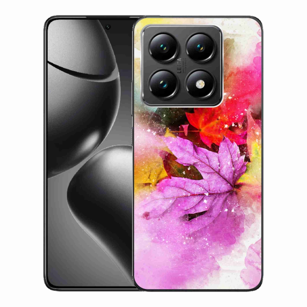 Gélový kryt mmCase na Xiaomi 14T - farebné listy