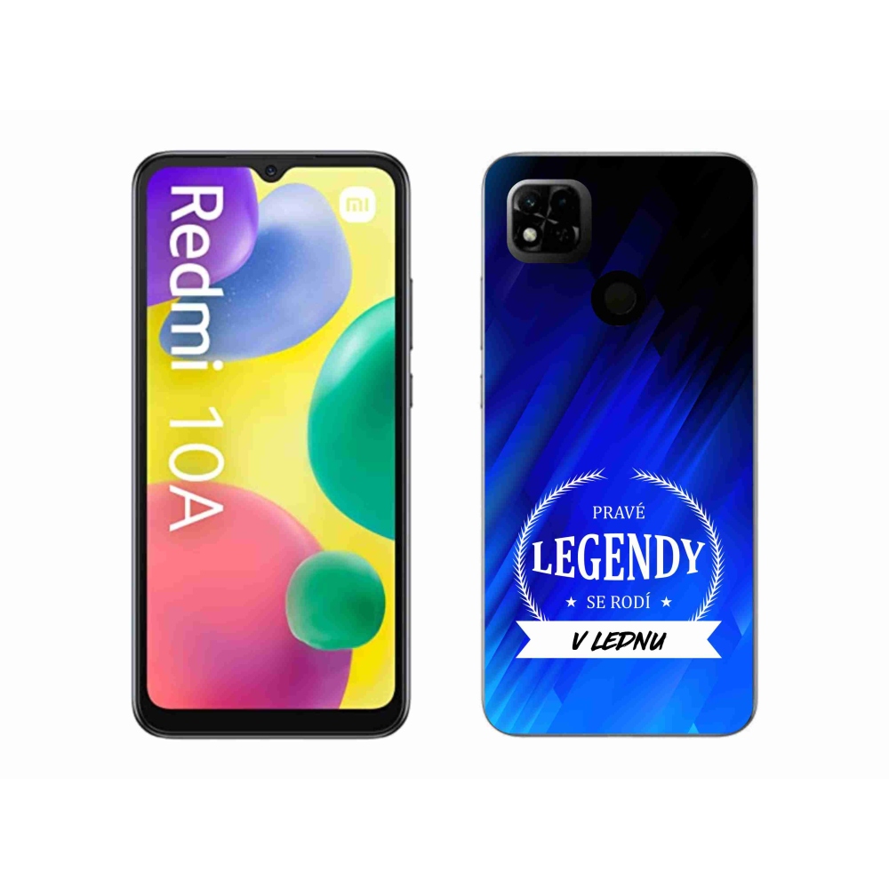 Gélový kryt mmCase na Xiaomi Redmi 10A - legendy v januári modré pozadie