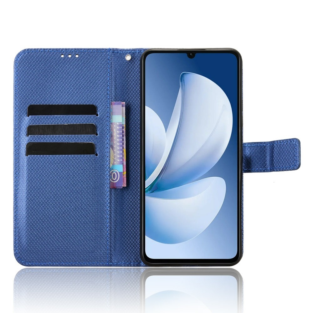 Diamond knižkové púzdro na Realme Note 70T - modré