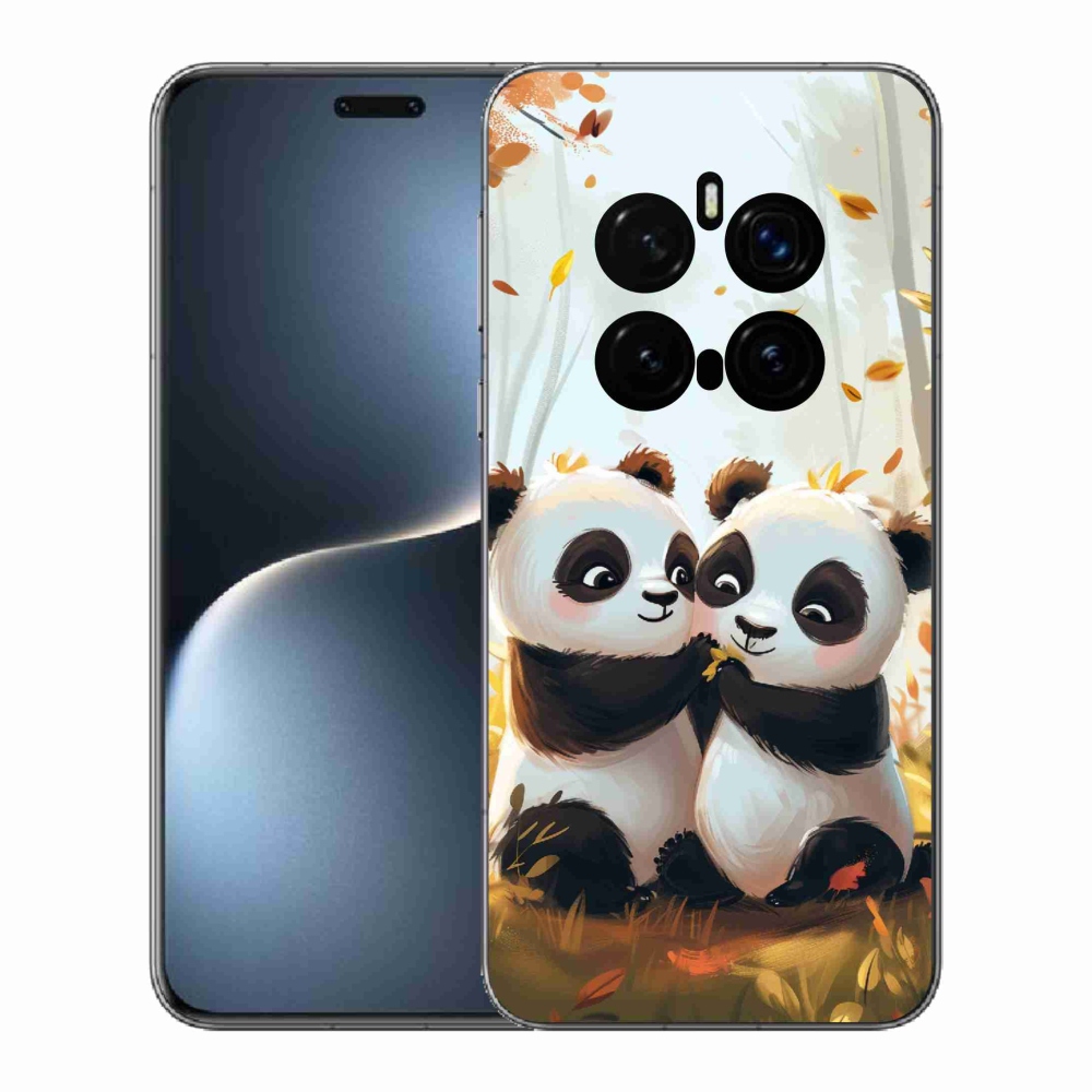 Gélový kryt mmCase na Honor Magic 7 Pro 5G - pandy
