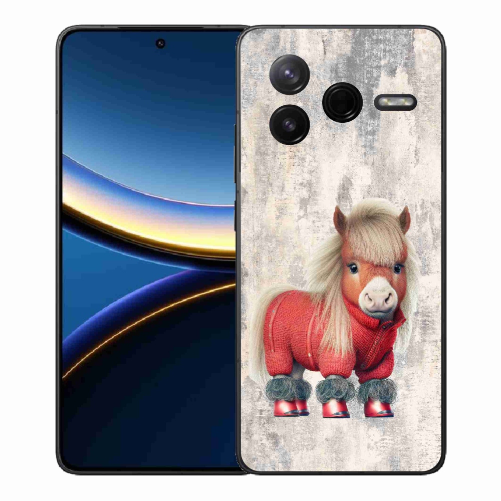 Gélový kryt mmCase na Xiaomi Poco F7 Pro - poník vo svetri