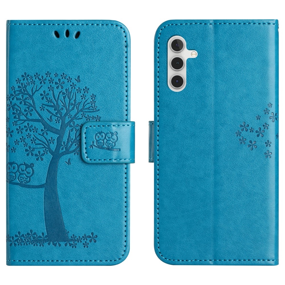 Tree knižkové púzdro na Samsung Galaxy S25 FE - modré