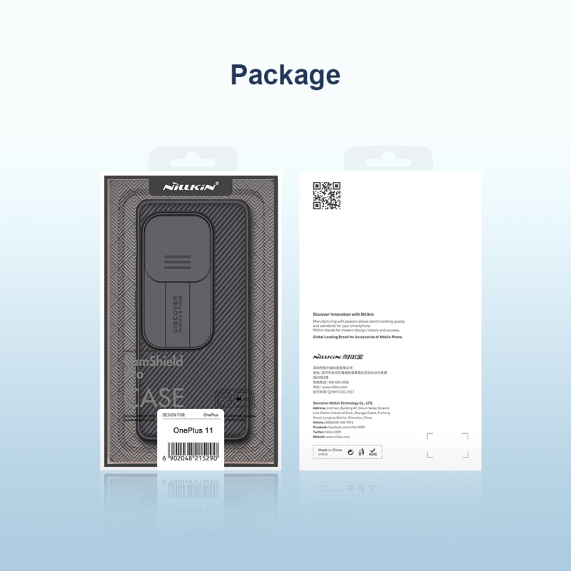 Nillkin CamShield PRE Zadný Kryt pre OnePlus 11 Black