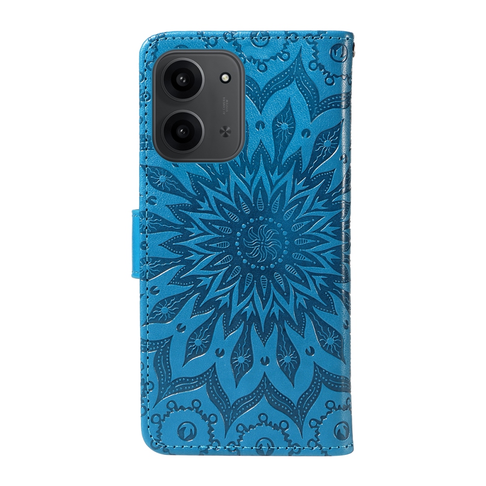 Sunflower knižkové púzdro na Xiaomi Redmi 15C 4G/5G (173mm) - modré