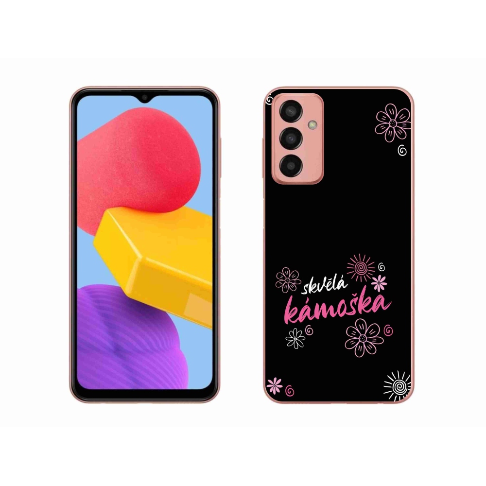 Gélový kryt mmCase na Samsung Galaxy M13 - skvelá kamoška čierne pozadie