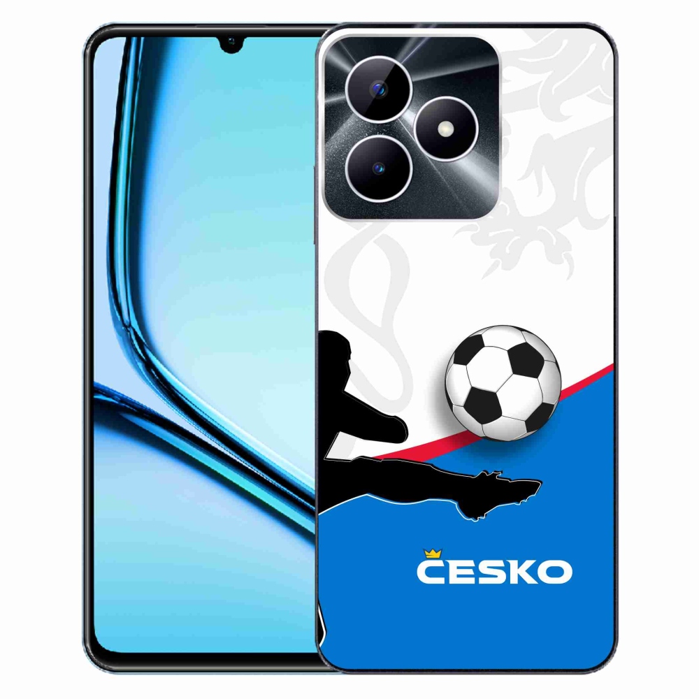 Gélový kryt mmCase na Realme Note 50 - futbal Česko 3
