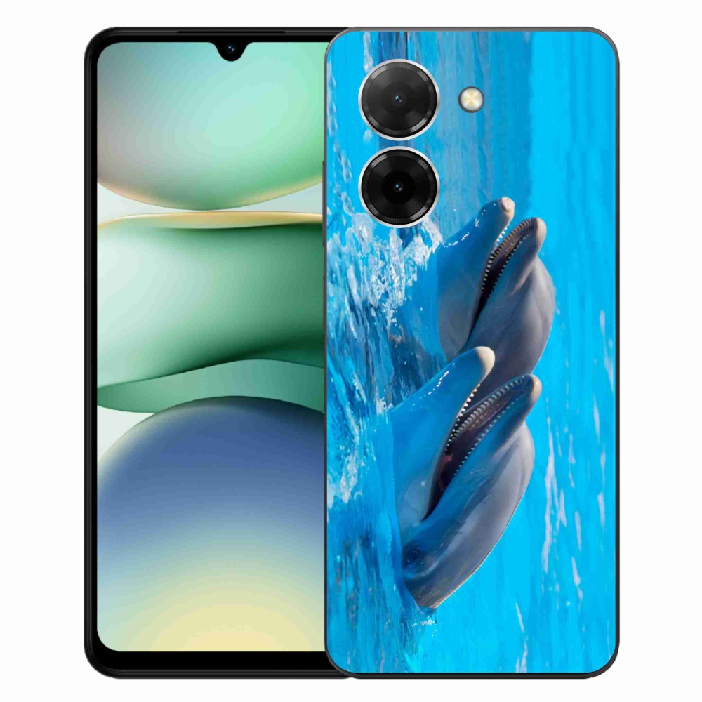 Gélový kryt mmCase na Xiaomi Redmi A5 (171.7x77.8x8.3mm) - delfíny