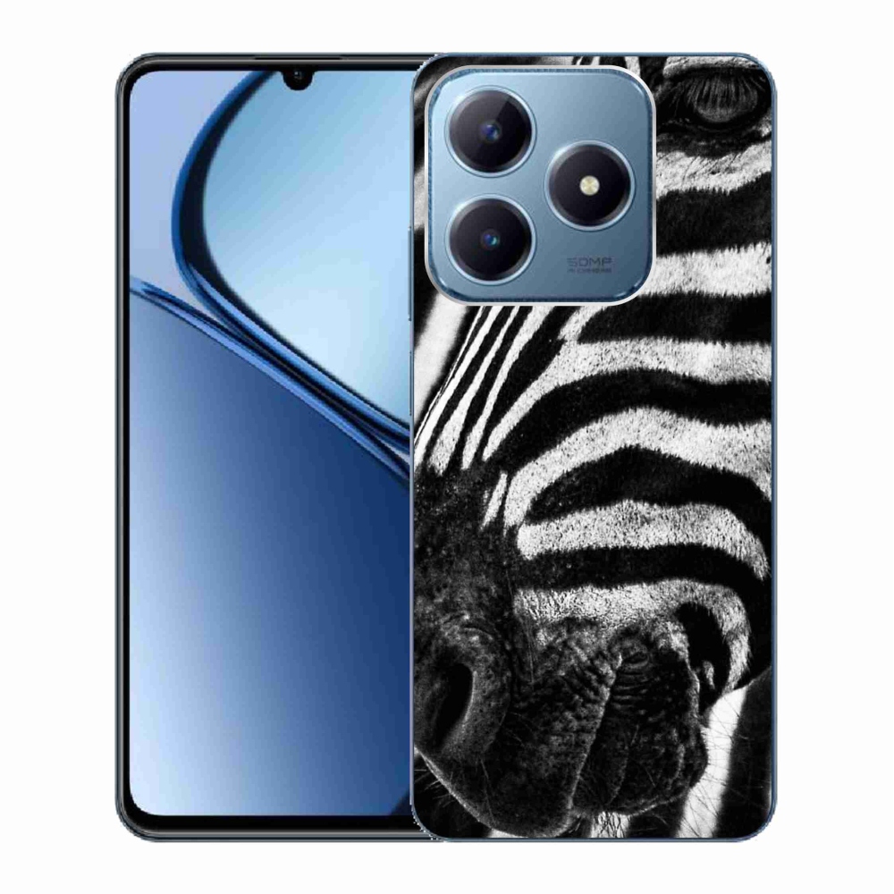 Gélový kryt mmCase na Realme C63 - zebra