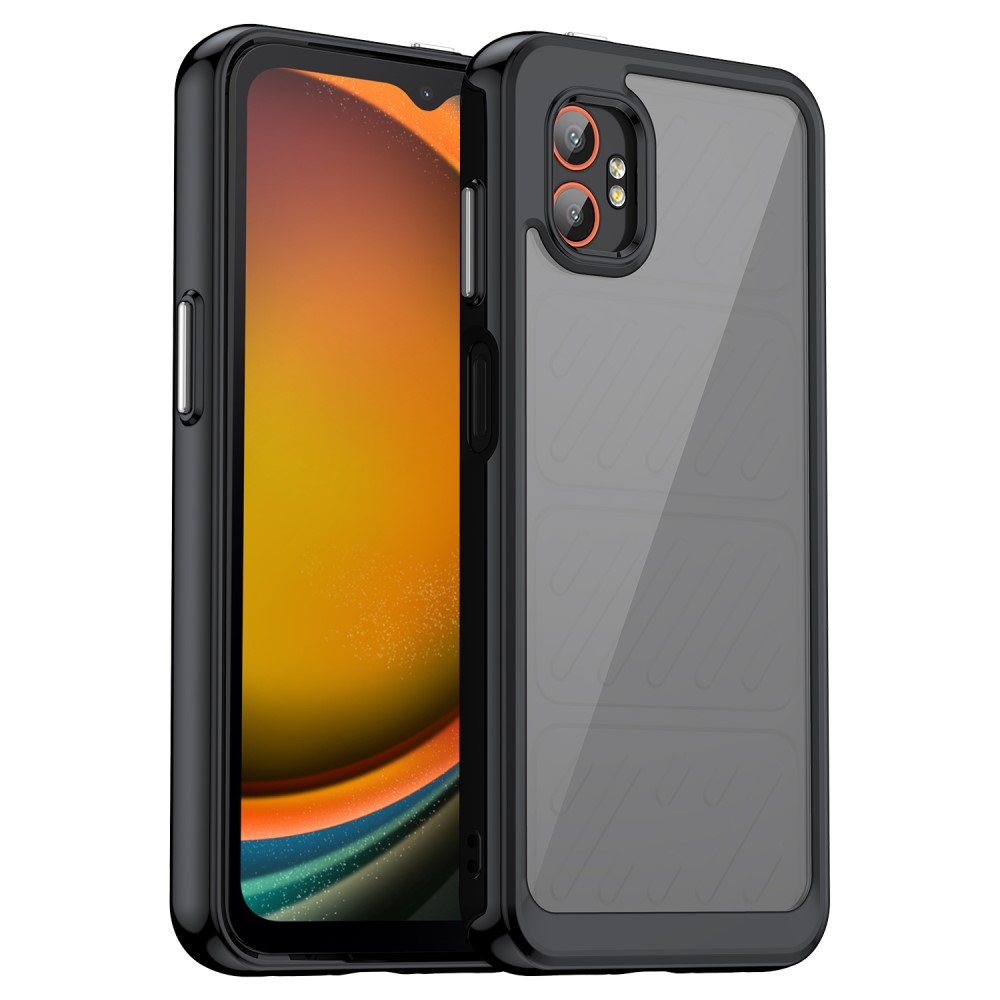 Gélový obal s pevným chrbtom na Samsung Galaxy Xcover 7 Pro - čierne