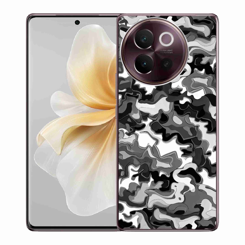 Gélový kryt mmCase na Vivo V40 Lite 5G - maskáčový vzor 3