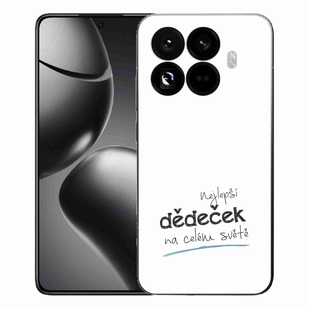 Gélový kryt mmCase na Xiaomi 15T Pro - najlepší dedko 3 biele pozadie