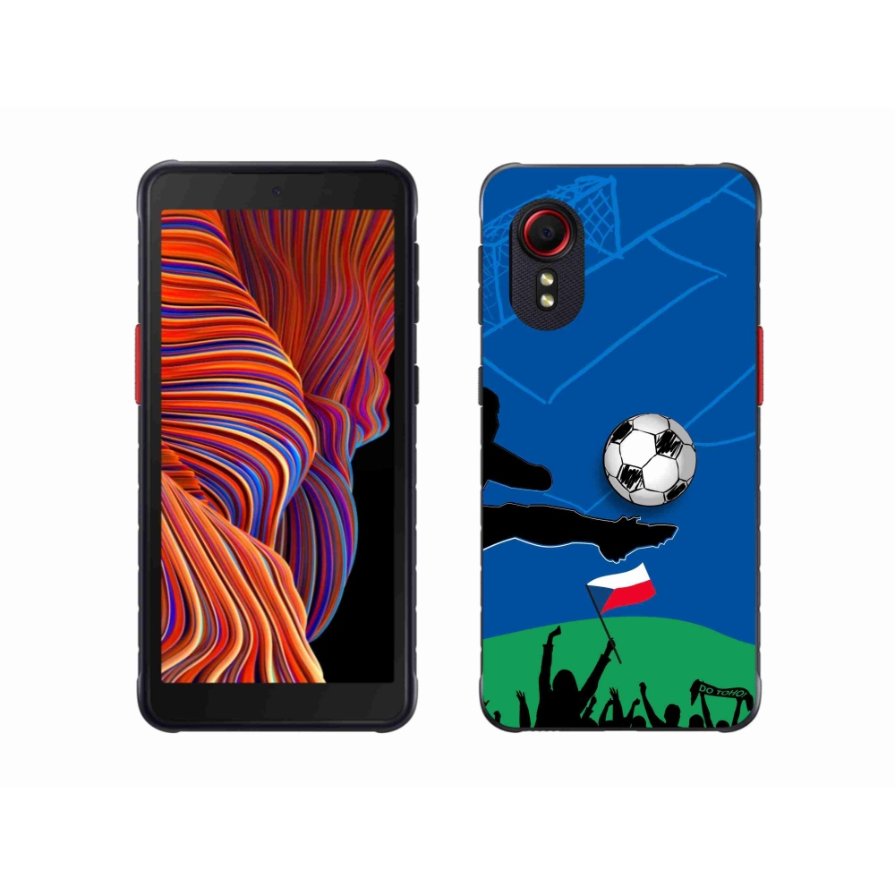 Gélový kryt mmCase na Samsung Galaxy Xcover 5 - fanúšikovia futbalu