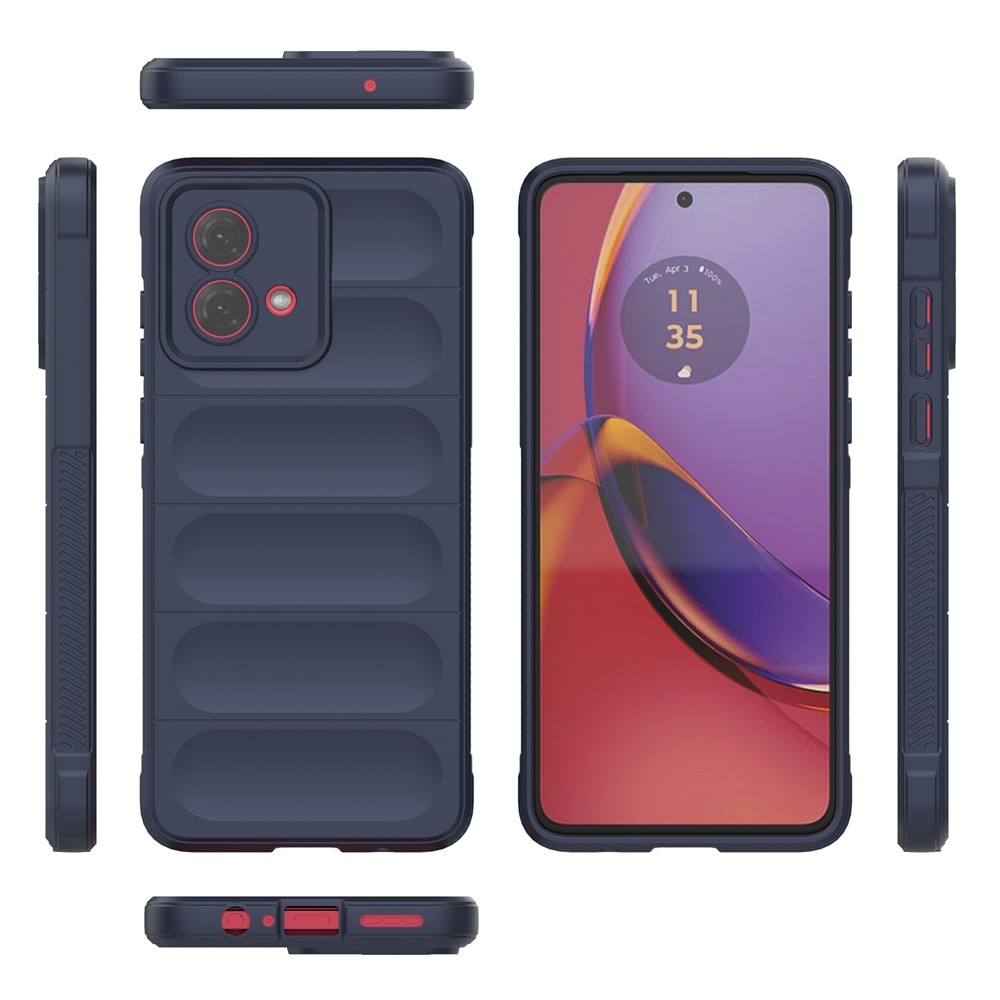 Rugg odolný gélový obal na Motorola Moto G84 5G - tmavomodrý
