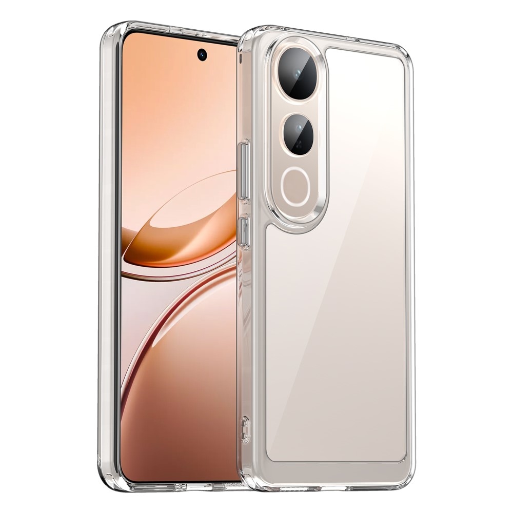Gélový obal s pevným chrbtom na Vivo V50 Lite 4G/5G - priehľadný
