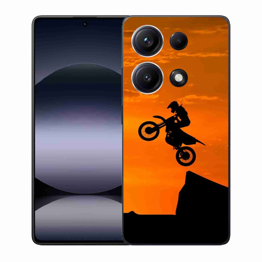 Gélový kryt mmCase na Xiaomi Redmi Note 14S - motocross