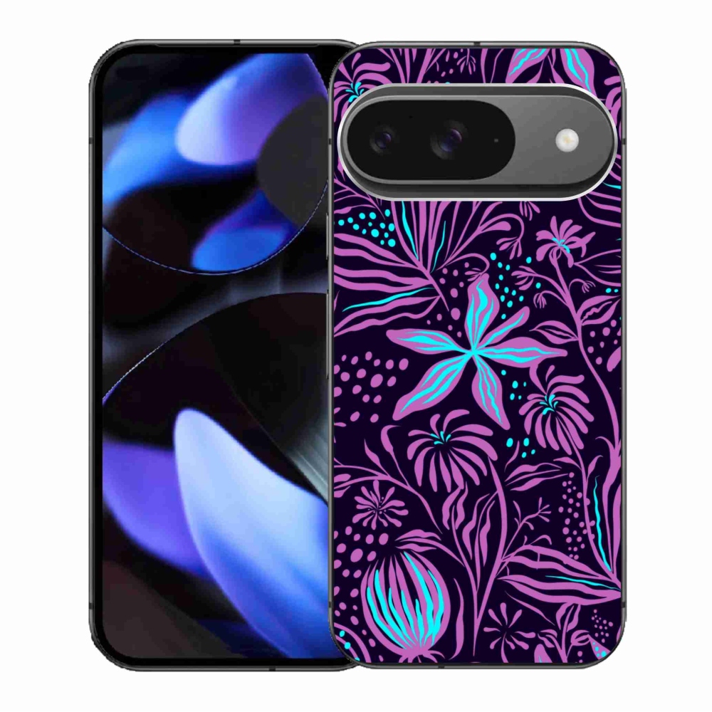 Gélový kryt mmCase na Google Pixel 9/9 Pro - kvety 2
