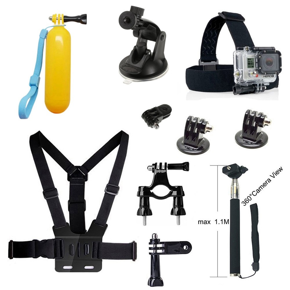 10dielna sada príslušenstva pre akčné kamery