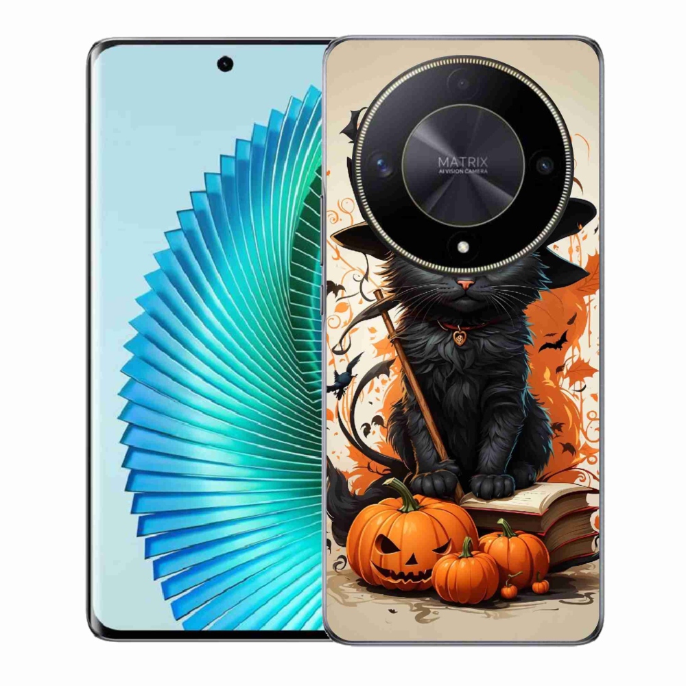 Gélový kryt mmCase na Honor Magic 6 Lite 5G - kocúr čarodejník