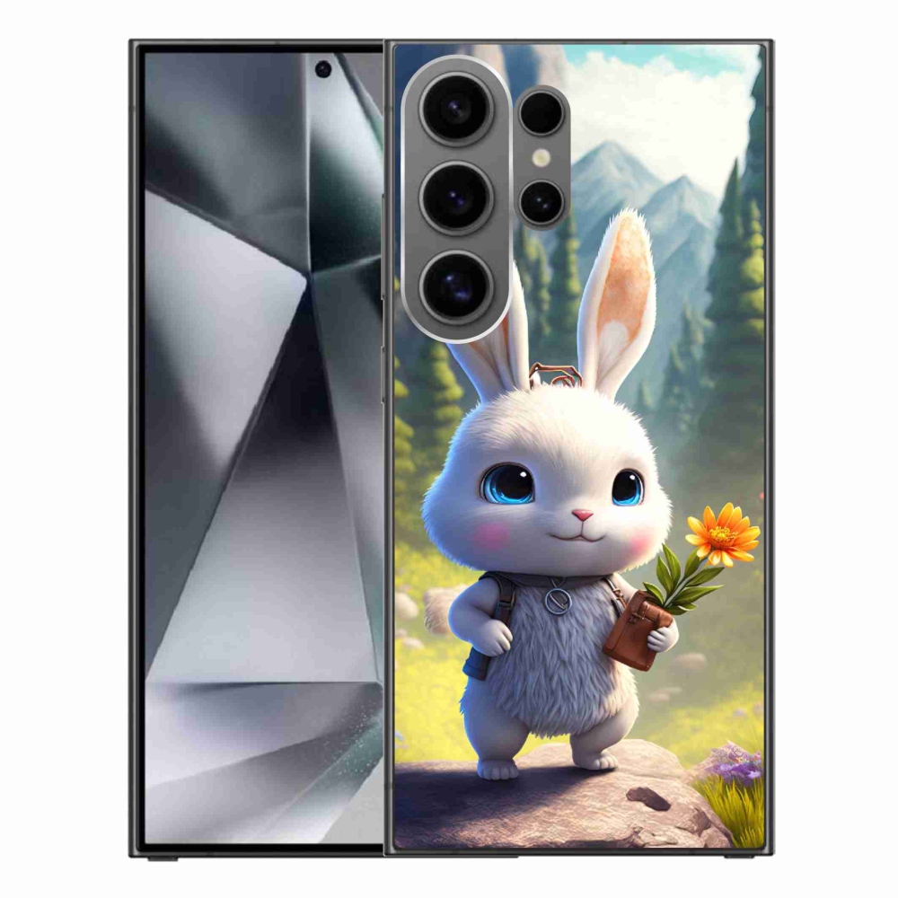 Gélový kryt mmCase na Samsung Galaxy S24 Ultra - roztomilý zajačik