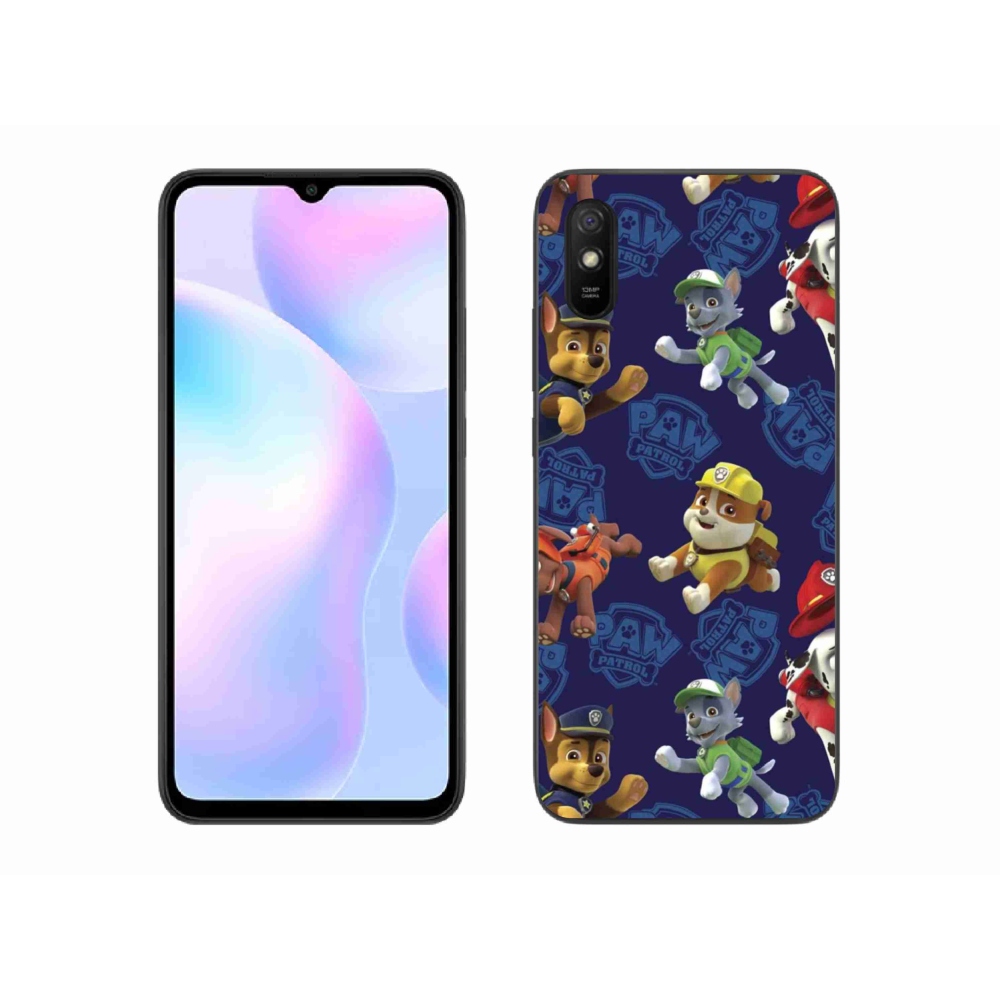 Gélový kryt mmCase na Xiaomi Redmi 9A - labková patrola 1