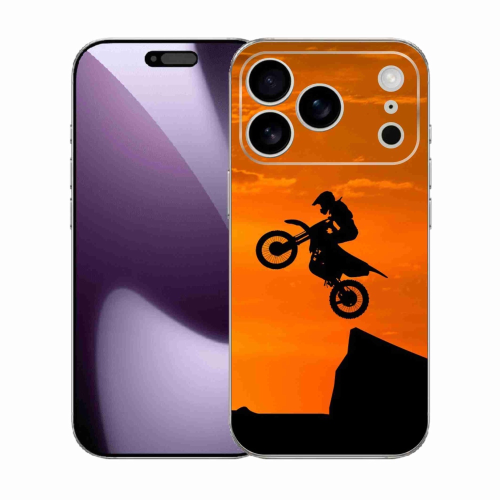 Gélový kryt mmCase na iPhone 17 Pro - motocross
