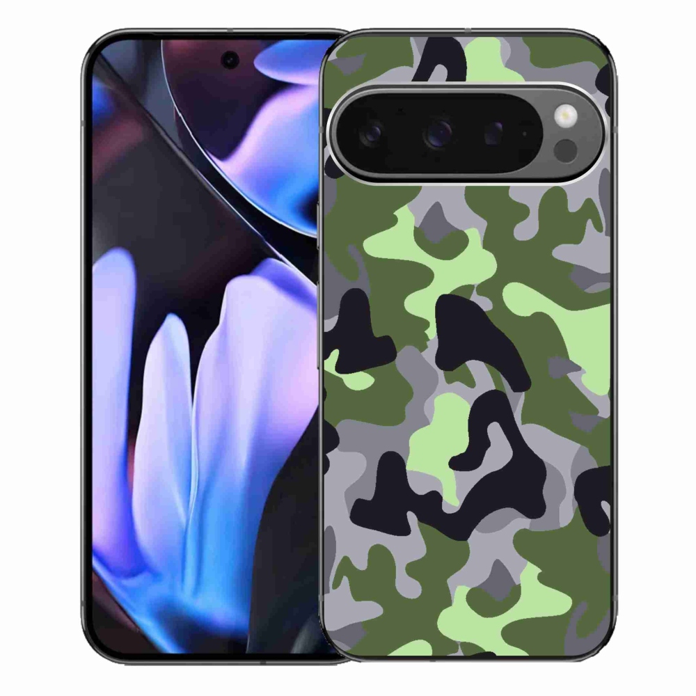 Gélový kryt mmCase na Google Pixel 9 Pro XL - maskáčový vzor 7