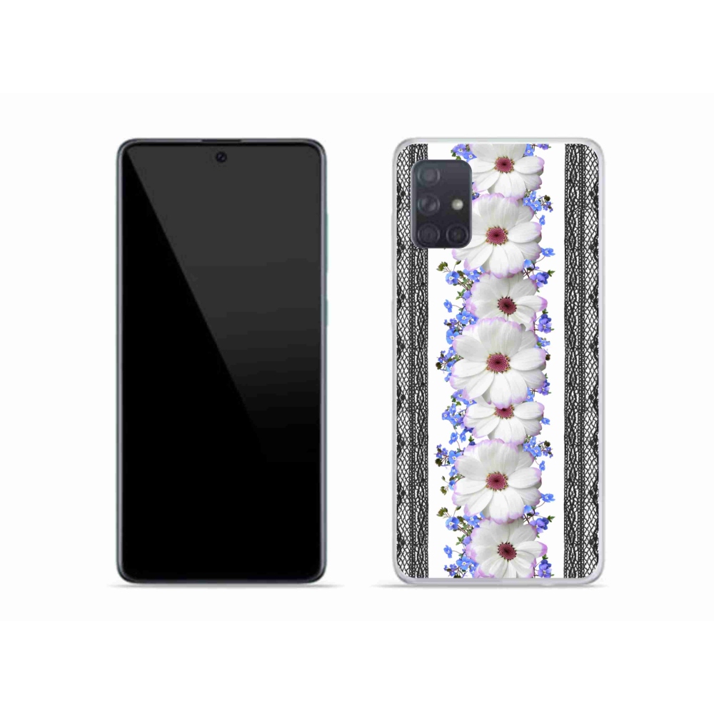 Gélový kryt mmCase na Samsung Galaxy A51 - kvety 8