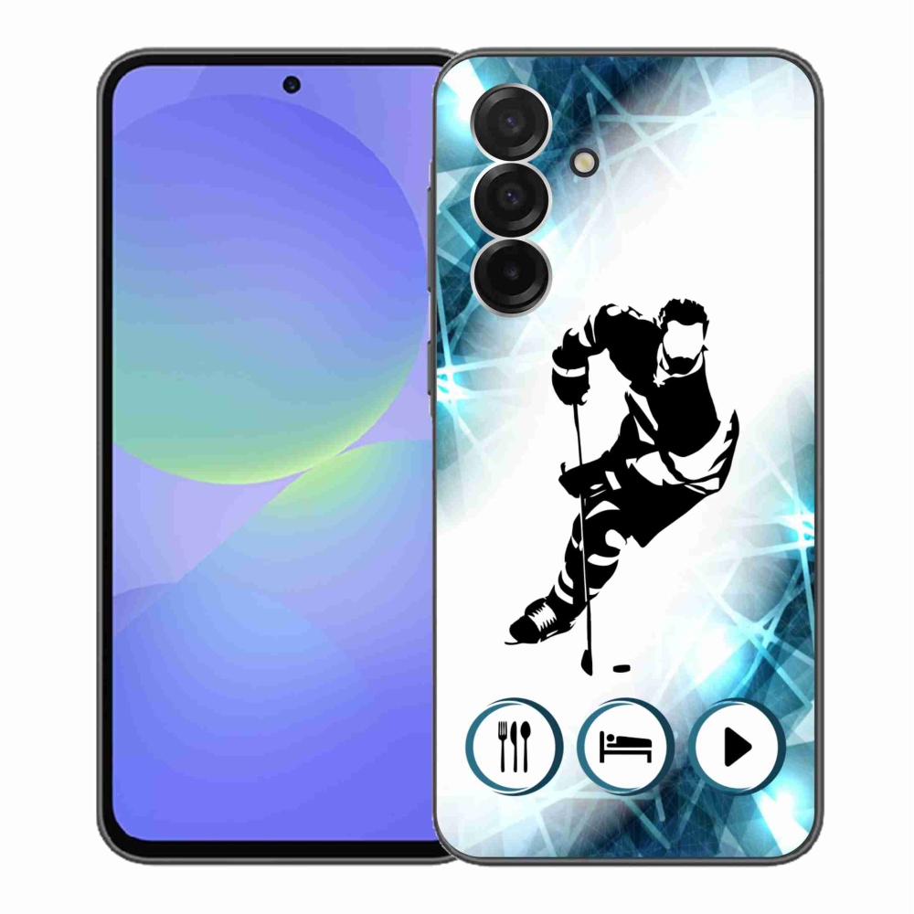 Gélový kryt mmCase na Samsung Galaxy A36 5G - hokej 1