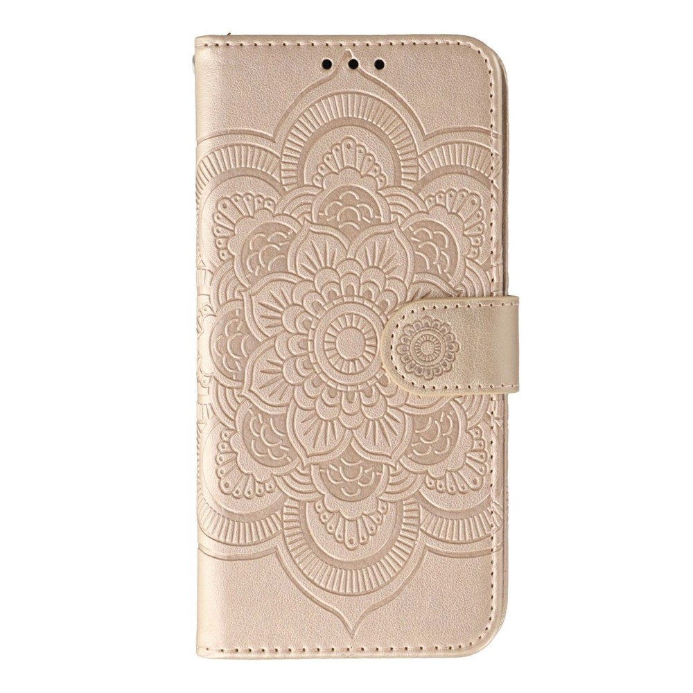 Mandala knižkové púzdro na Xiaomi Redmi 15 5G - ružovozlaté
