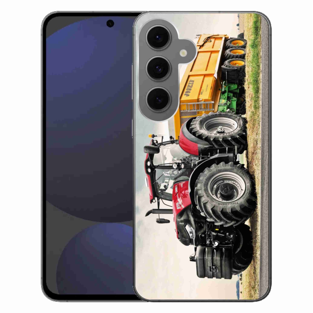 Gélový kryt mmCase na Samsung Galaxy S24 FE - traktor 3