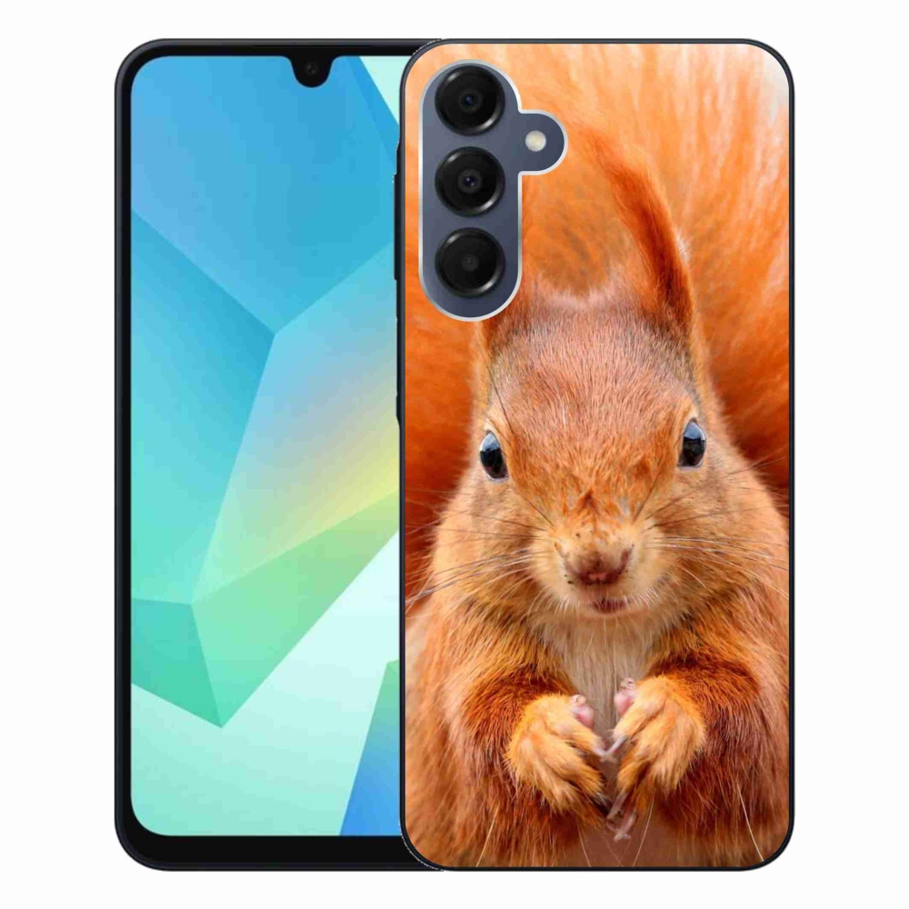 Gélový kryt mmCase na Samsung Galaxy A16 4G/5G - veverička