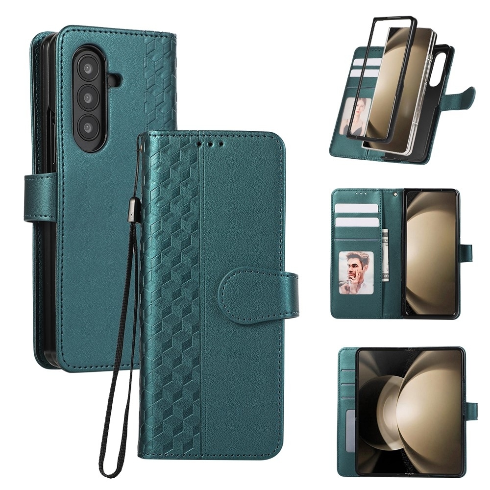 Gridy knižkové púzdro na Samsung Galaxy Z Fold7 5G - zelené