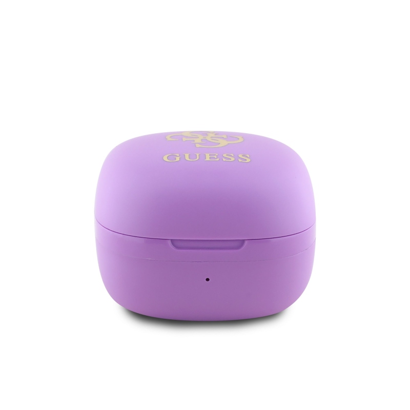 Guess 4G Logo Mini TWS Bezdrôtové Slúchadlá Purple