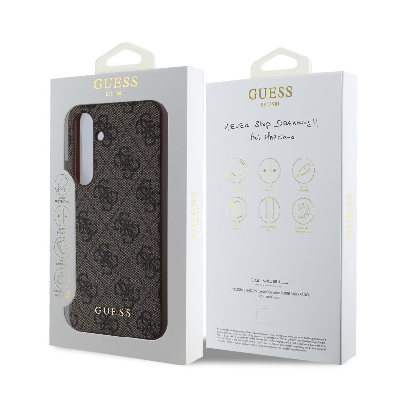 Zadný kryt Guess 4G pre Samsung Galaxy S24 FE Brown