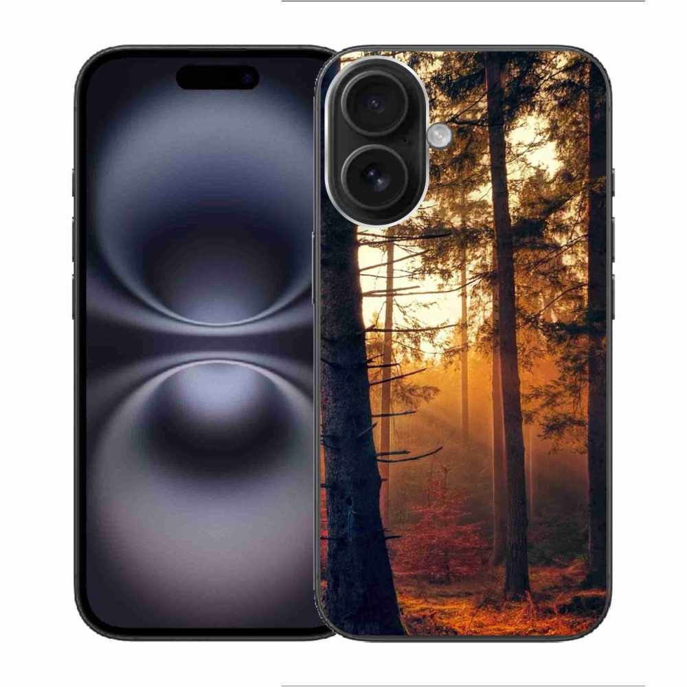 Gélový obal mmCase na iPhone 16 - les