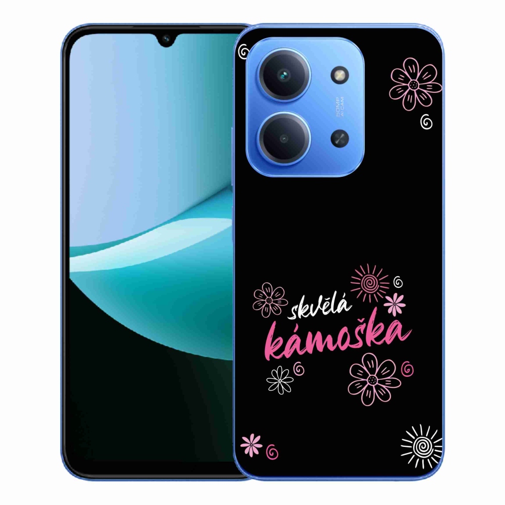 Gélový kryt mmCase na Xiaomi Redmi 15C 4G/5G (173mm) - skvelá kamoška čierne pozadie
