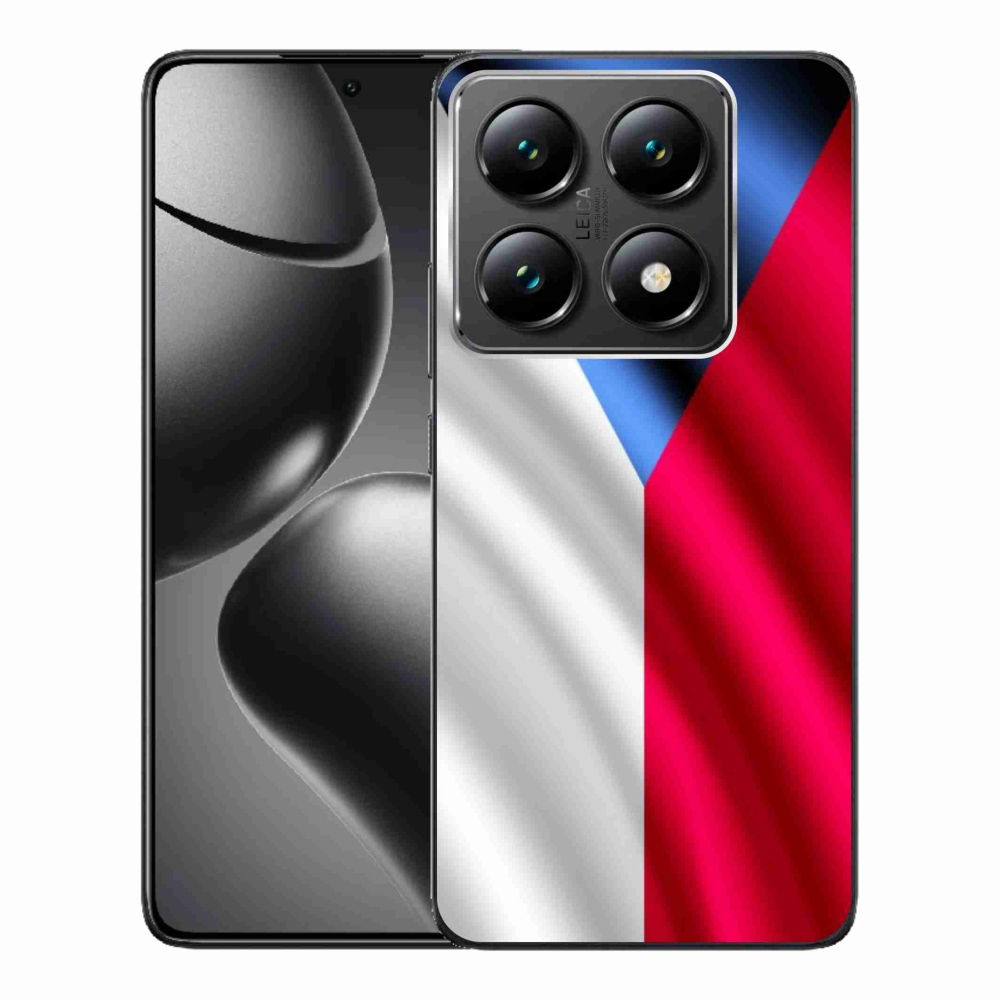 Gélový kryt mmCase na Xiaomi 14T Pro - česká vlajka