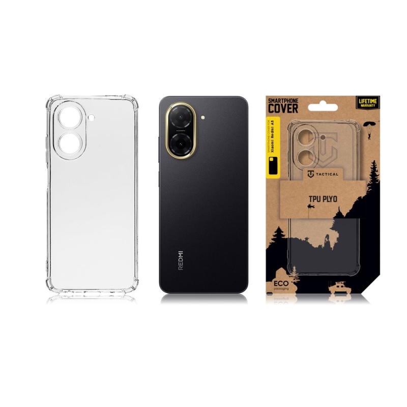 Tactical TPU Plyo Kryt pre Xiaomi Redmi A5 4G Transparent