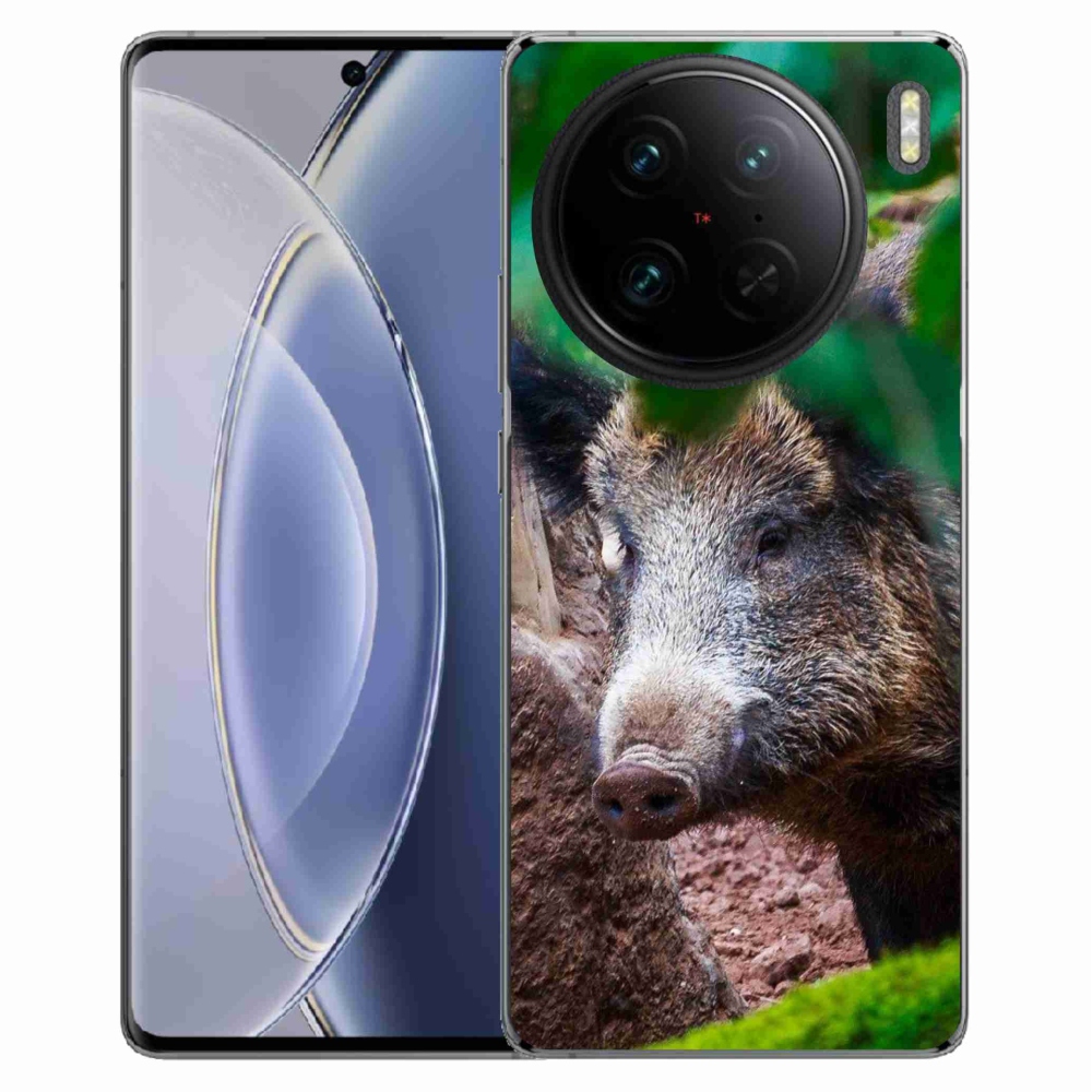 Gélový kryt mmCase na Vivo X90 Pro - divoké prasa