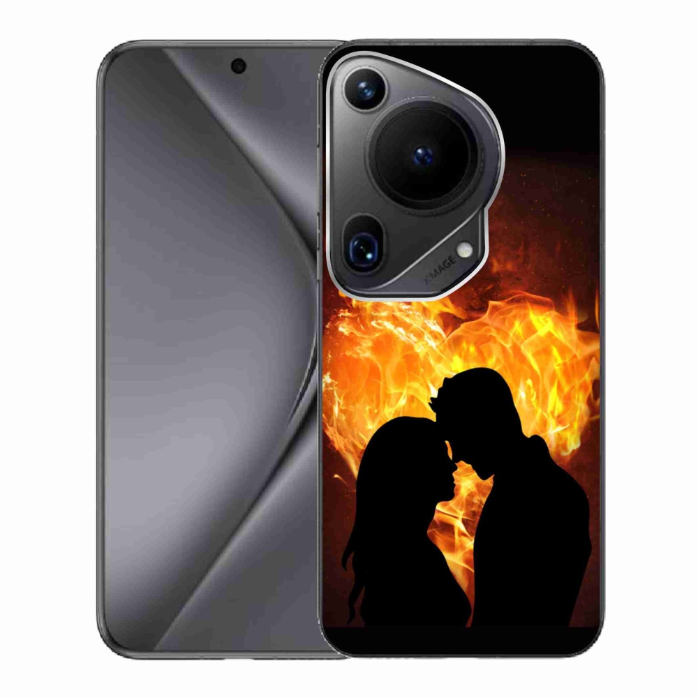 Gélový obal mmCase na Huawei Pura 70 Ultra - ohnivá láska