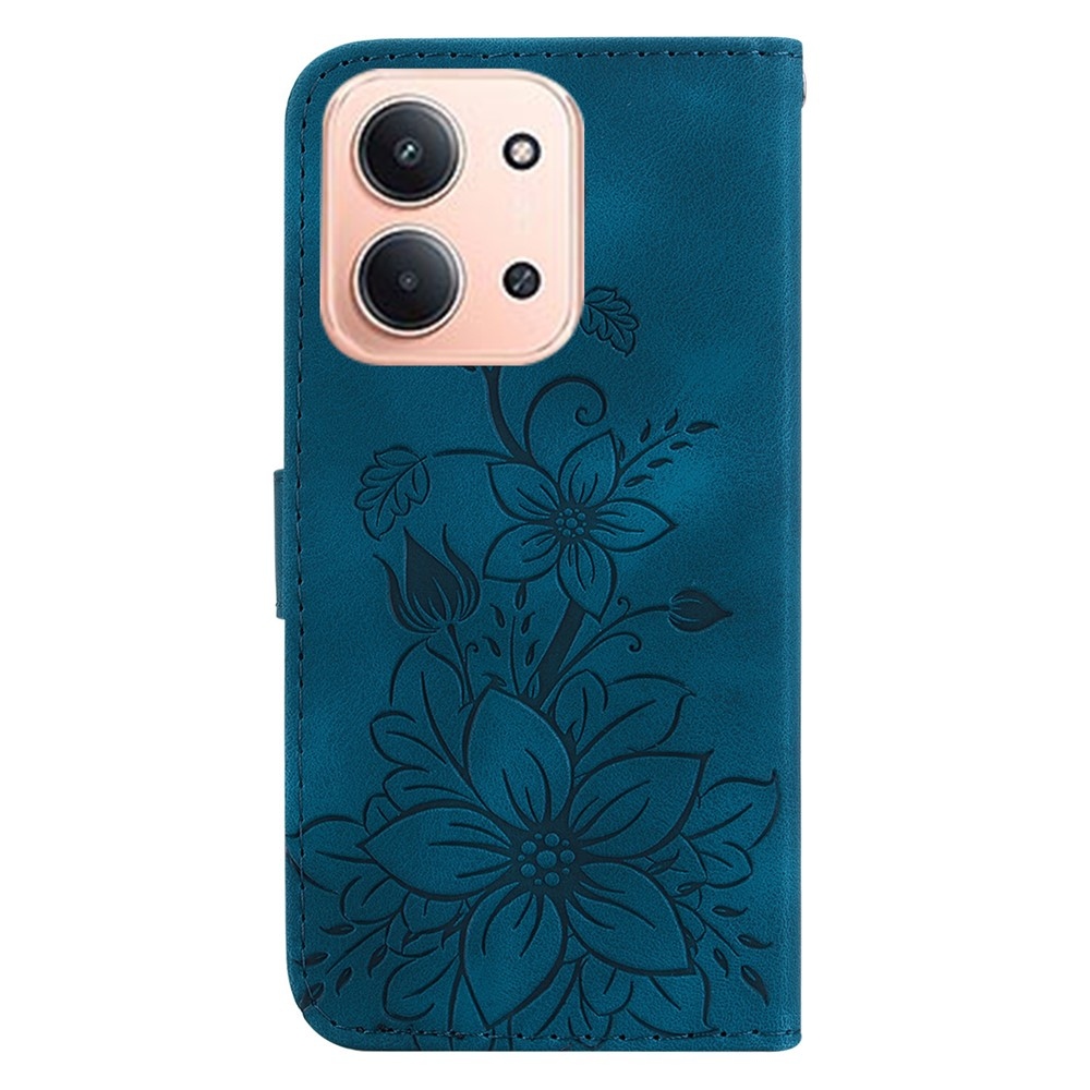 Lily knižkové púzdro na Xiaomi Redmi 15C 4G/5G (173mm) - tmavomodré