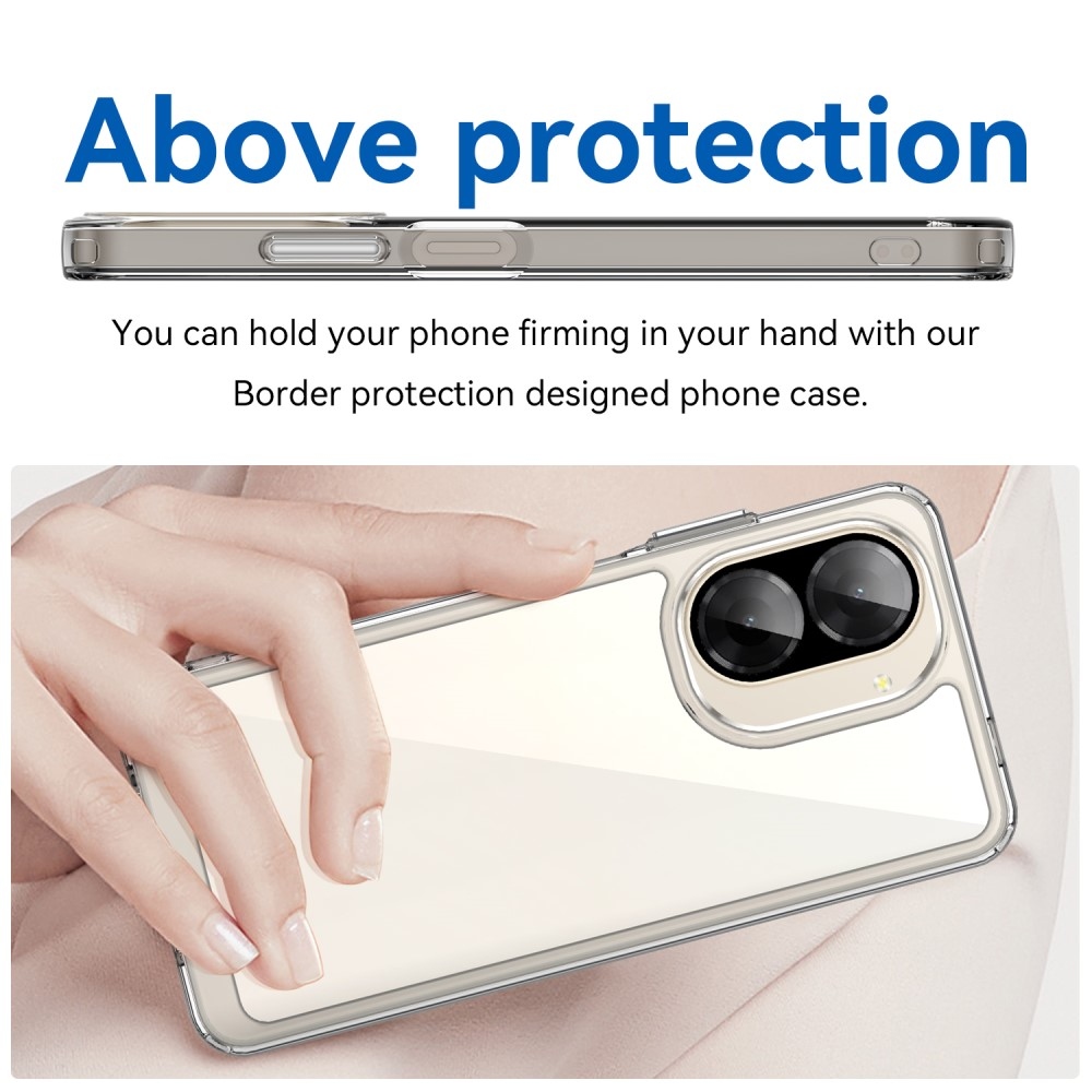 Gélový obal s pevným chrbtom na Xiaomi Redmi A5 (173.45x79.35x8.45mm) - priehľadný
