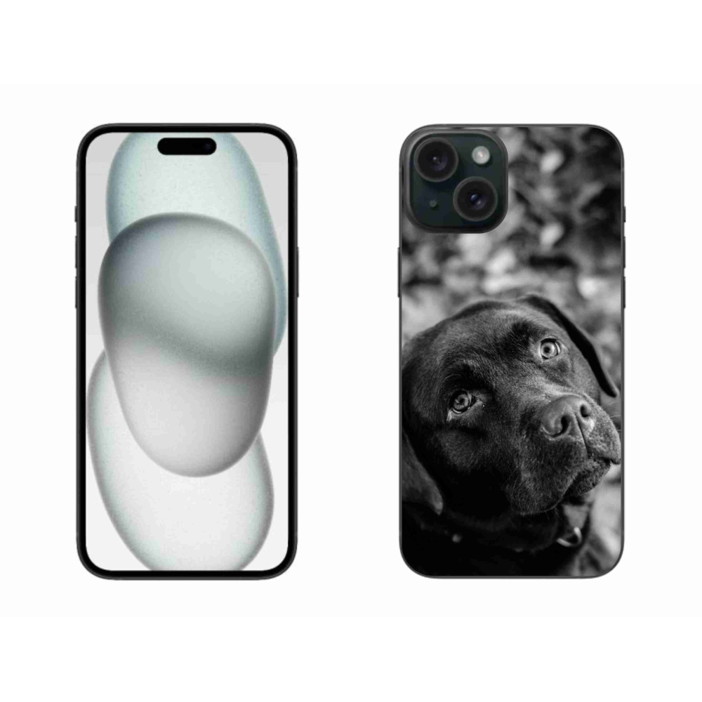 Gélový obal mmCase na iPhone 15 Plus - labrador