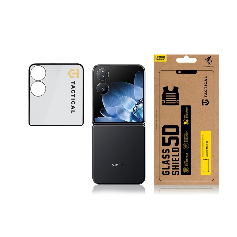 Tactical Glass Shield 5D sklo pre Xiaomi Mix Flip Black
