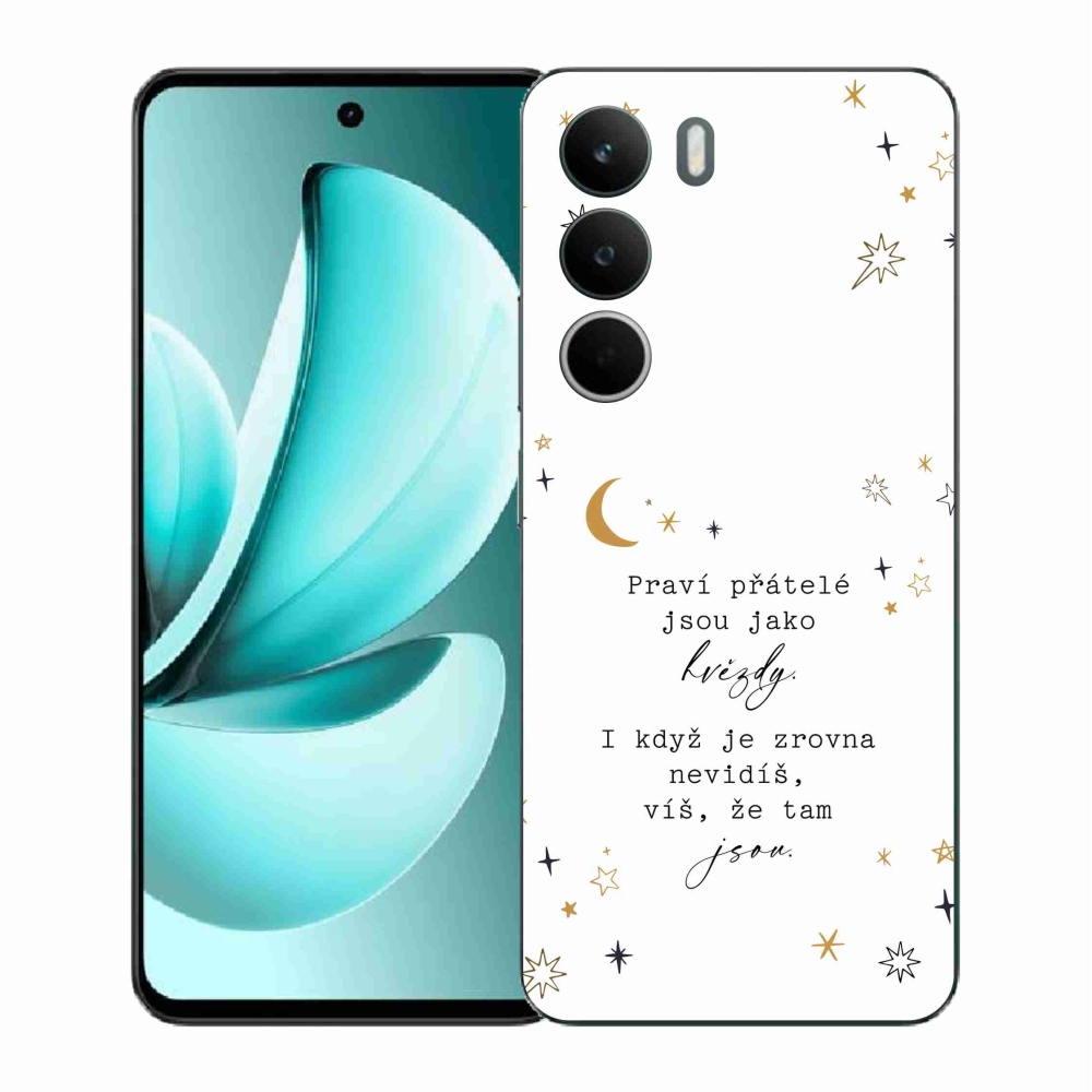 Gélový kryt mmCase na Realme C71 - citát 6 biele pozadie