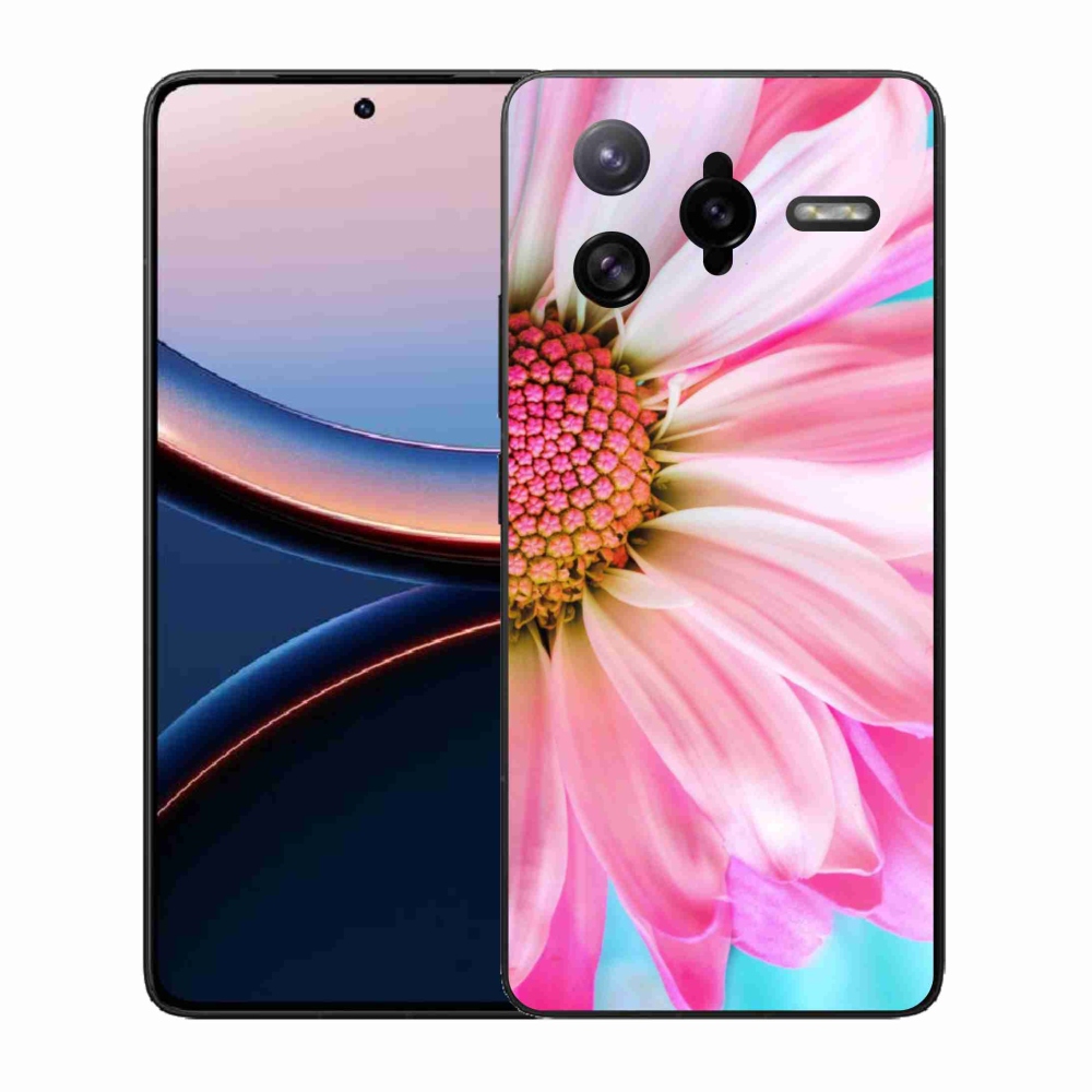 Gélový kryt mmCase na Xiaomi Poco F7 Ultra - ružová kvetina