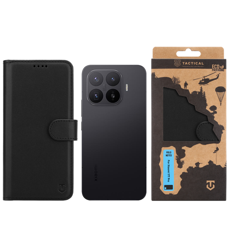 Tactical Field Notes pre Xiaomi 17T Pro – čierna