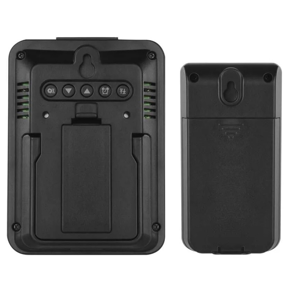 Digitálny teplomer, bezdrôtové čidlo, budík E8636